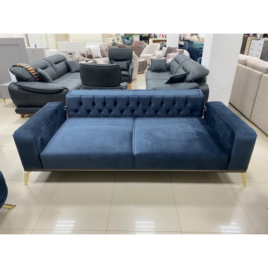 Комплект мягкой мебели Defne темно-синий (Турция)
