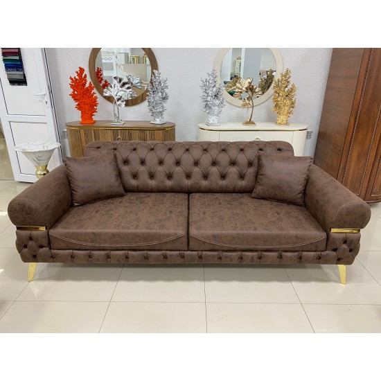 Комплект мягкой мебели Gamze коричневый (Турция)