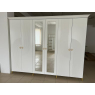 Шкаф Мерида 6 дверный 270 белый
