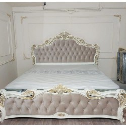 Кровать Орнелла с изножьем слоновая кость