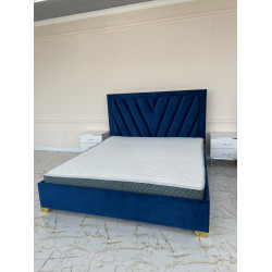 Кровать Вива 180*200 темно-синий