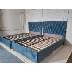Кровать Вива 120*200 синий