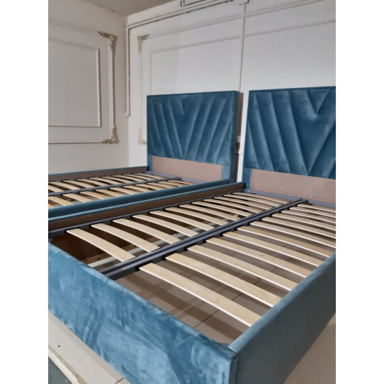 Кровать Вива 120*200 синий