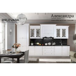 Кухня Александра прямая 405 белый