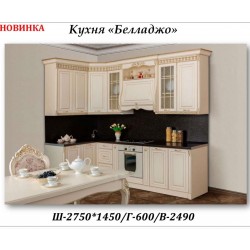 Кухня угловая Белладжо 275*145