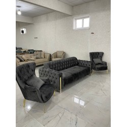 Комплект мягкой мебели DIESEL черный (Турция)