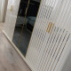 Спальня Монако 6 дверная белый/золото Фортуна