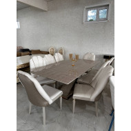 Столовый комплект SUDE серый Турция
