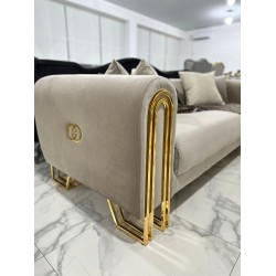 Комплект мягкой мебели GUCCİ крем/золото (Турция)